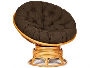 Кресло-качалка Papasan w 23/01 B с подушкой Honey, ткань Коричневый в Арамиле - aramil.магазин96.com | фото