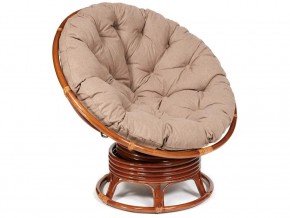 Кресло-качалка Papasan w 23/01 B с подушкой Pecan, экошерсть Коричневый в Арамиле - aramil.магазин96.com | фото