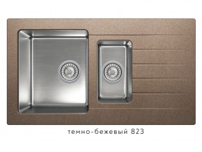 Мойка комбинированная Tolero twist TTS-890 Темно-бежевый 823 в Арамиле - aramil.магазин96.com | фото