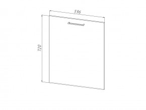 П 60 Комплект для посудомоечной машины 600 мм (цоколь + фасад) ЛДСП в Арамиле - aramil.магазин96.com | фото