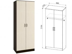 Шкаф 2 двери Ронда ШКР800.1 венге/дуб белфорт в Арамиле - aramil.магазин96.com | фото